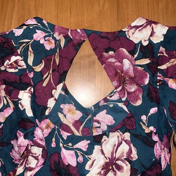 NEW Band Of The Free Women's Blouse Size XS Boho Peasant Smocked Cottagecore - Picture 10 of 13